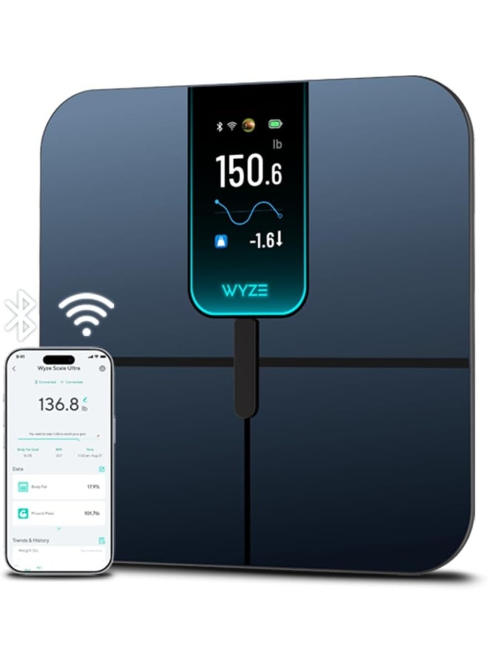 Wyze Scale Ultra Smart Scale for Body Weight, BMI & Muscle Mass